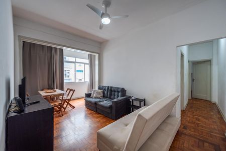 Sala de apartamento para alugar com 1 quarto, 67m² em Aparecida, Santos