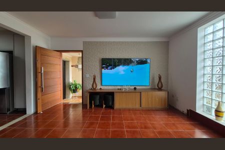 Sala  de casa à venda com 4 quartos, 209m² em Vila Homero Thon, Santo André