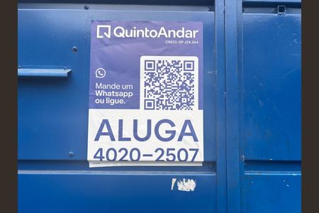 Apartamento para alugar com 40m², 1 quarto e sem vagaFachada e Plaquinha instalada