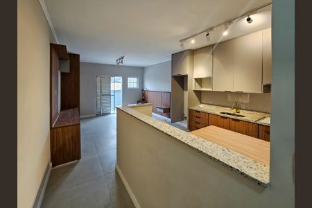 Sala/Quarto/Cozinha de kitnet/studio para alugar com 1 quarto, 38m² em Vila Metalúrgica, Santo André