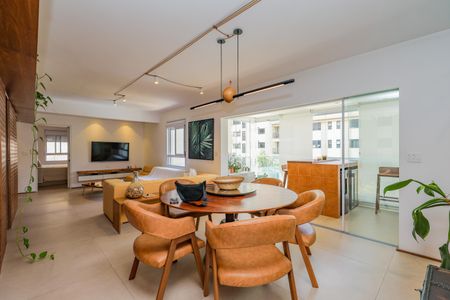 Sala de apartamento para alugar com 2 quartos, 120m² em Real Parque, São Paulo