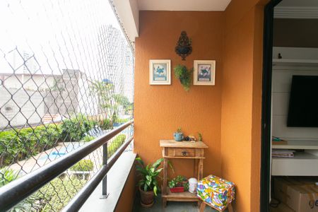 Varanda da Sala de apartamento à venda com 3 quartos, 83m² em Vila Zilda, São Paulo