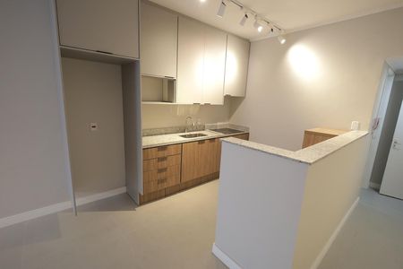 Cozinha e Área de Serviço de apartamento para alugar com 1 quarto, 40m² em Vila Metalúrgica, Santo André