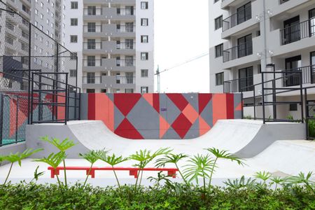 Apartamento para alugar com 38m², 2 quartos e sem vagaÁrea comum - Rampa de skate