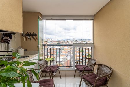 Varanda Gourmet de apartamento à venda com 2 quartos, 58m² em Vila Guilherme, São Paulo