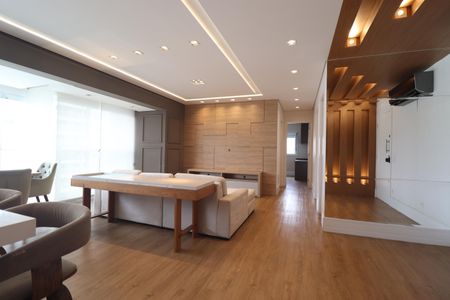 Sala de apartamento para alugar com 3 quartos, 115m² em Jardim, Santo André