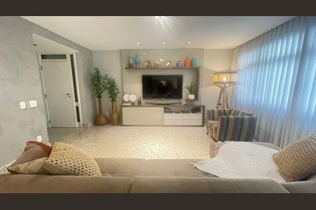 Sala de apartamento à venda com 4 quartos, 168m² em Lourdes, Belo Horizonte