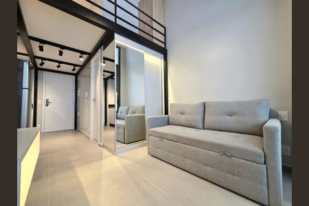 Studio para alugar com 29m², 1 quarto e sem vaga Studio para alugar com 29m², 1 quarto e sem vagaSala