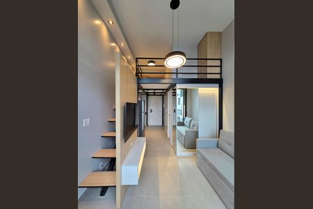 Studio para alugar com 29m², 1 quarto e sem vaga Studio para alugar com 29m², 1 quarto e sem vagaSala