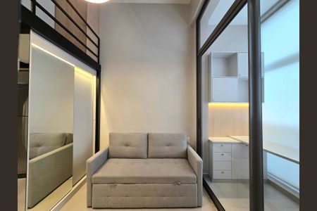 Studio para alugar com 29m², 1 quarto e sem vaga Studio para alugar com 29m², 1 quarto e sem vagaSala