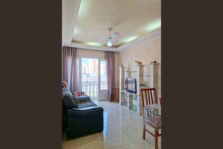 Sala de apartamento para alugar com 3 quartos, 75m² em Vila Tupi, Praia Grande