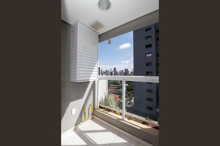 Varanda da Sala de apartamento para alugar com 2 quartos, 80m² em Pinheiros, São Paulo