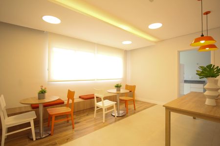 Apartamento para alugar com 37m², 2 quartos e 1 vagaÁrea comum - Salão de festas