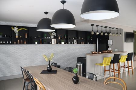 Studio para alugar com 25m², 1 quarto e sem vagaSalão de Festas