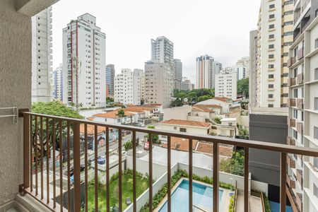 Varanda de kitnet/studio para alugar com 1 quarto, 25m² em Vila Olímpia, São Paulo