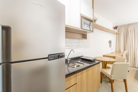 Studio para alugar com 25m², 1 quarto e sem vagaCozinha