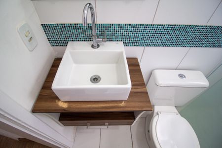 Banheiro de apartamento para alugar com 1 quarto, 42m² em Vossoroca, Votorantim