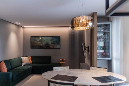 Sala de apartamento à venda com 3 quartos, 88m² em Grajaú, Belo Horizonte