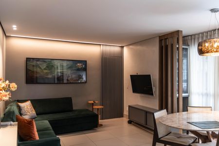 Sala de apartamento à venda com 3 quartos, 88m² em Grajaú, Belo Horizonte