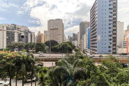 Vista de kitnet/studio para alugar com 1 quarto, 72m² em Santa Cecilia, São Paulo