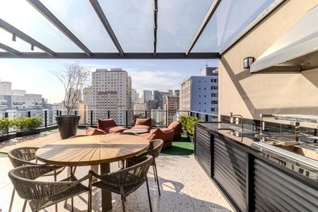 Studio para alugar com 30m², 1 quarto e sem vagaChurrasqueira