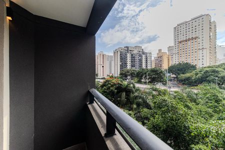 Varanda de kitnet/studio para alugar com 1 quarto, 30m² em Consolação, São Paulo
