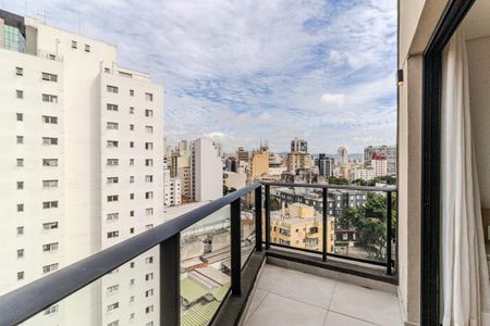 Varanda de kitnet/studio para alugar com 1 quarto, 34m² em Santa Cecilia, São Paulo