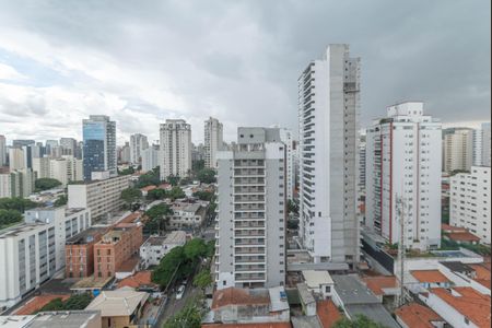 Varanda - Vista de kitnet/studio para alugar com 1 quarto, 25m² em Vila Olímpia, São Paulo