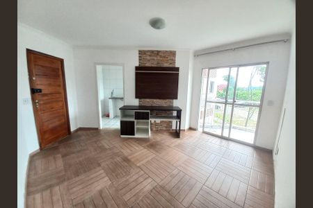 Sala de apartamento para alugar com 2 quartos, 55m² em Parque Sao Vicente, São Vicente