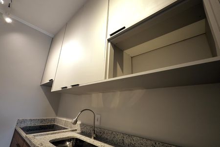 Cozinha e Área de Serviço de apartamento para alugar com 1 quarto, 40m² em Vila Metalúrgica, Santo André