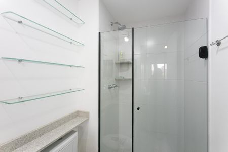 Studio para alugar com 24m², 1 quarto e sem vaga Studio para alugar com 24m², 1 quarto e sem vagaBanheiro