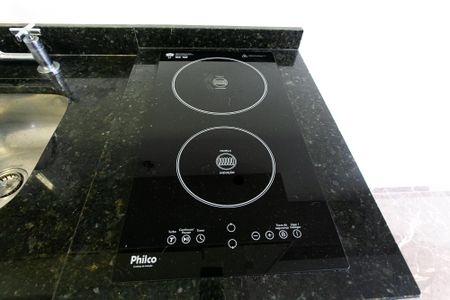 Cozinha - Cooktop de kitnet/studio para alugar com 1 quarto, 24m² em Tatuapé, São Paulo