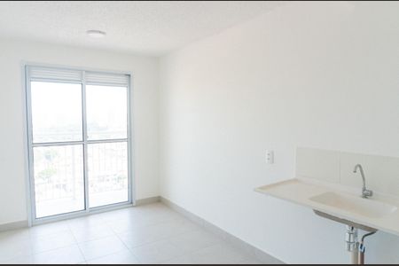 Sala/Cozinha de apartamento para alugar com 1 quarto, 28m² em Jardim Itacolomi, São Paulo