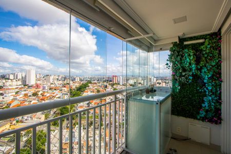 Varanda gourmet de apartamento à venda com 2 quartos, 63m² em Campestre, Santo André