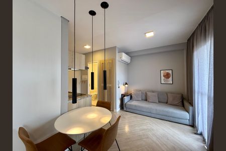 Sala de apartamento à venda com 1 quarto, 44m² em Jardim das Acacias, São Paulo