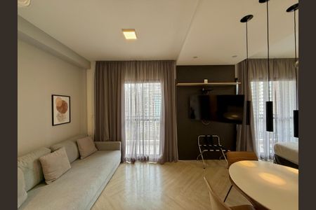 Sala de apartamento à venda com 1 quarto, 44m² em Jardim das Acacias, São Paulo