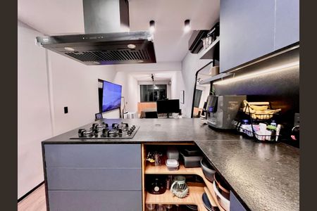Studio à venda com 42m², 1 quarto e sem vagaCozinha 