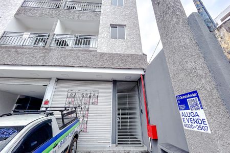 Studio à venda com 28m², 1 quarto e sem vagaFachada com Plaquinha