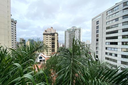 Vista da Sala de apartamento à venda com 4 quartos, 140m² em Serra, Belo Horizonte