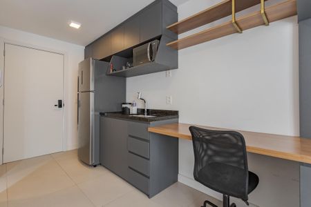 Cozinha de kitnet/studio para alugar com 1 quarto, 30m² em Auxiliadora, Porto Alegre