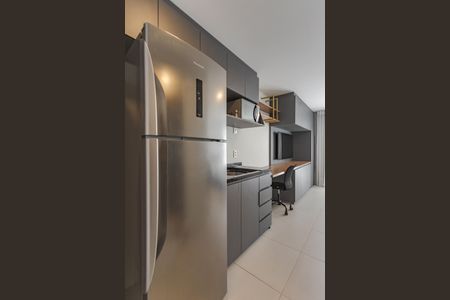 Cozinha de kitnet/studio para alugar com 1 quarto, 30m² em Auxiliadora, Porto Alegre