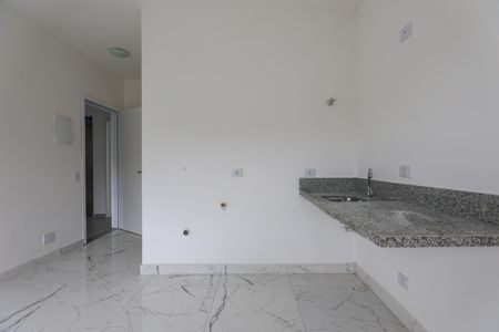 Cozinha de kitnet/studio para alugar com 1 quarto, 31m² em Jardim Clementino, Taboão da Serra