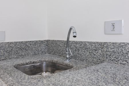 Cozinha de kitnet/studio para alugar com 1 quarto, 31m² em Jardim Clementino, Taboão da Serra