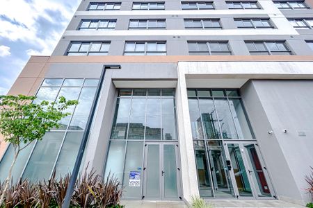 Studio à venda com 25m², 1 quarto e sem vagaFachada com Plaquinha