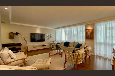 Sala de apartamento à venda com 3 quartos, 216m² em Jardim Paulista, São Paulo