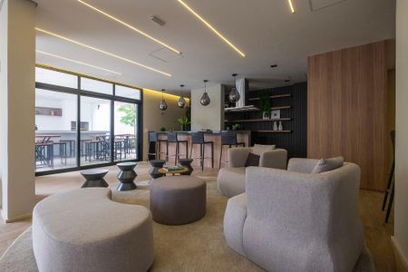 Studio para alugar com 23m², 1 quarto e sem vaga Studio para alugar com 23m², 1 quarto e sem vagaSalão de Festas