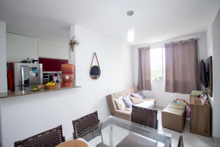 Sala de apartamento à venda com 2 quartos, 64m² em Cabral, Contagem