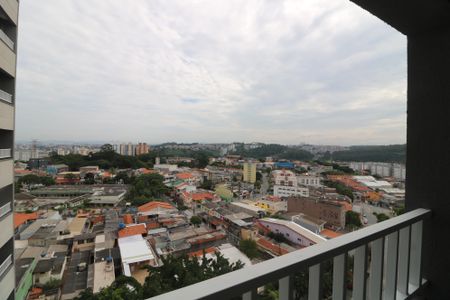 Varanda da Sala de apartamento para alugar com 1 quarto, 26m² em Jardim Imperador (zona Leste), São Paulo