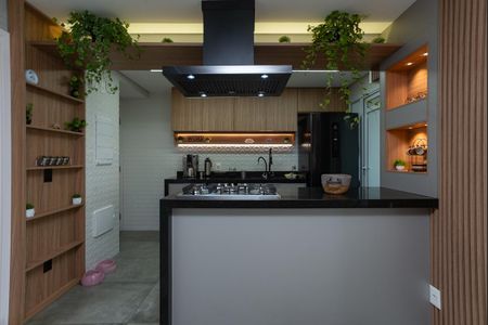 Apartamento à venda com 105m², 2 quartos e 2 vagasCozinha Americana