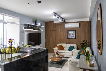 Sala de apartamento à venda com 3 quartos, 79m² em Nova Suíça, Belo Horizonte